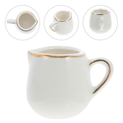  Household Creamer Dispenser Multi-function Milk Pitcher Ceramic Cream Pitcher
