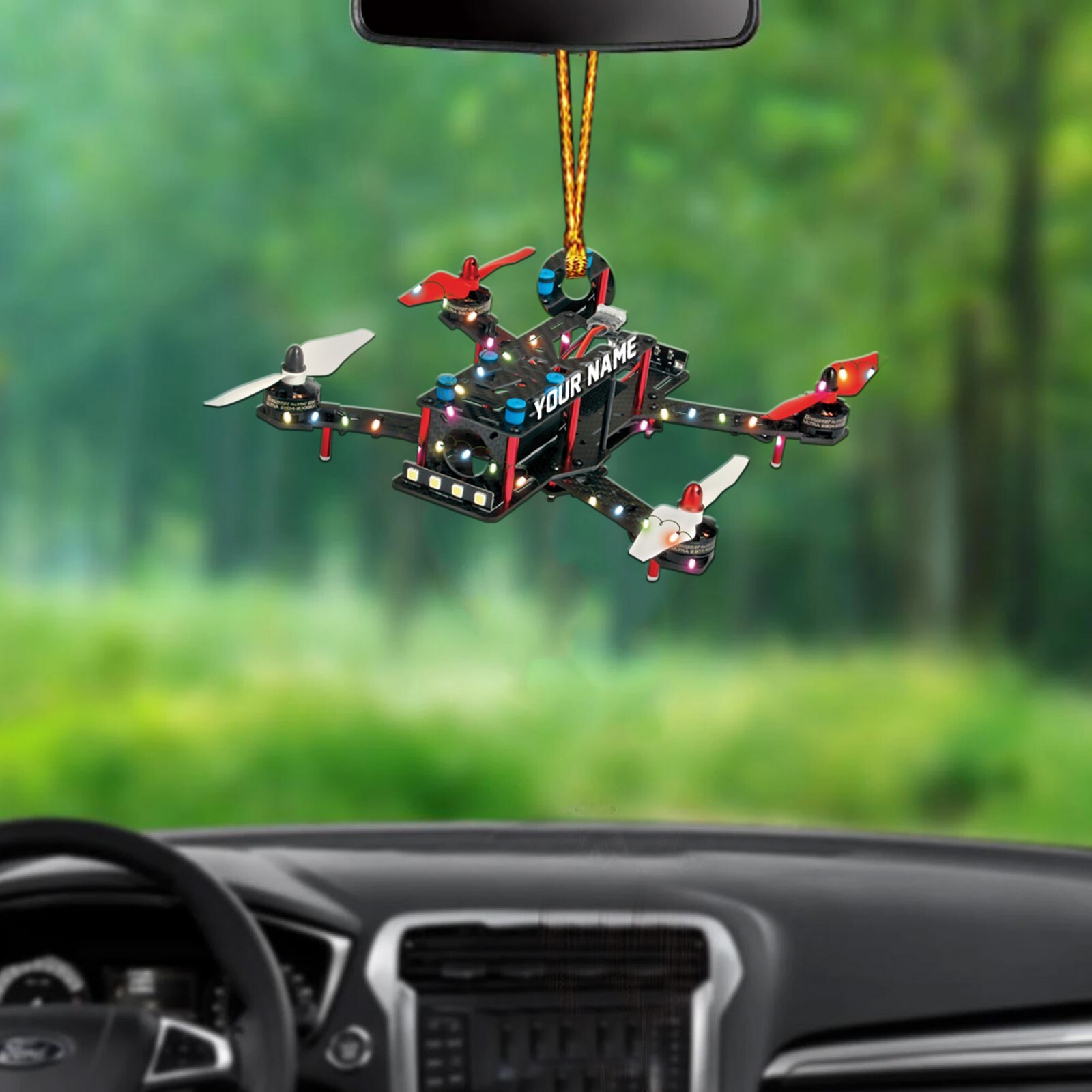 Personalization Drone Christmas Ornament, Drone Decorations Drone