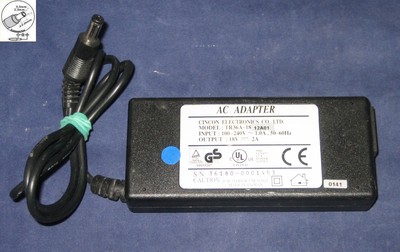 Original Charger Cincon Electronics TR36A-18 18V 2A 5.5mm/2.5mm