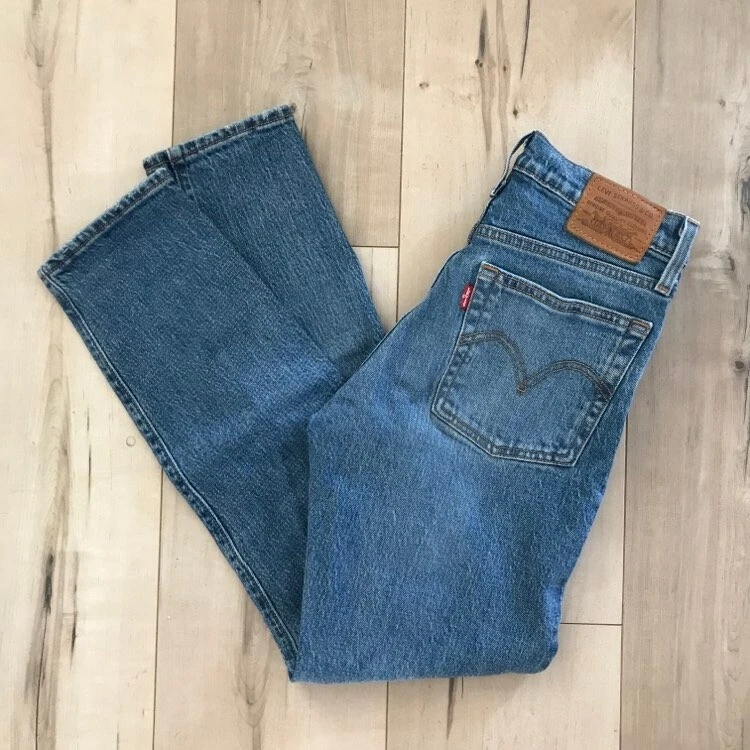 LEVIS Wedgie Fit Ankle Jeans Womens Size 24 22861 0034 These