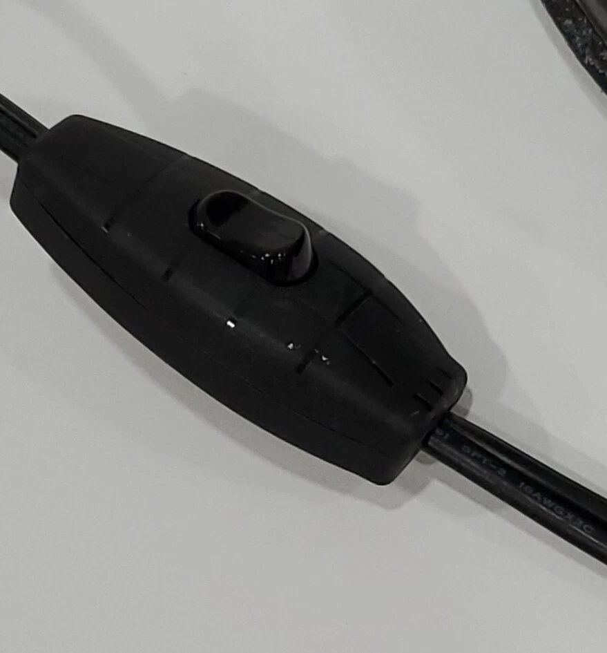  Dainolite настольная лампа матовый черный (HIL900-BK), большой вентиляционный абажур - Изображение 3 из 4