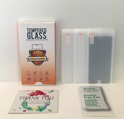 iPhone 6,7,8 Tempered Glass Screen Protector  HD DURABLE