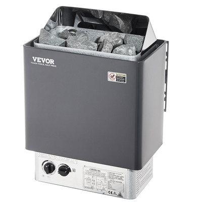 Sauna Heater, 4.5KW 220V Electric Sauna Stove with Built-In Controls - Enhance Y