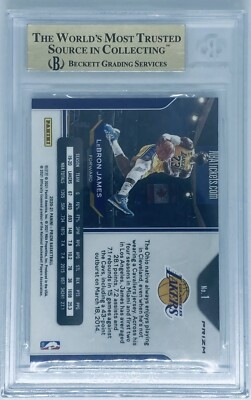 2020-21 Panini Prizm - LeBron James #1 Silver Prizm Kobe Tribute