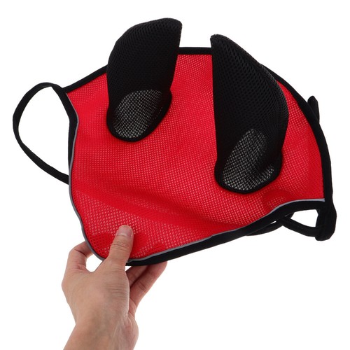 4 Stück Pferde-Fliegenmaske mit Ohren, atmungsaktive Netzmaske für Pferde, - Bild 5 von 12