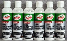 6 Turtle Wax Lens Clarifying Compound for Headlight Restoration 4oz
