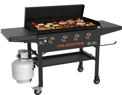 36'' Blackstone Gas Griddle 4 Burner Outdoor Propane Grill Cooking Station Cover