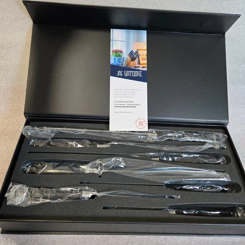 Yatoshi 7 Piece Knife Set - Pro Kitchen Knife Set Ultra Sharp High Carbon Steel