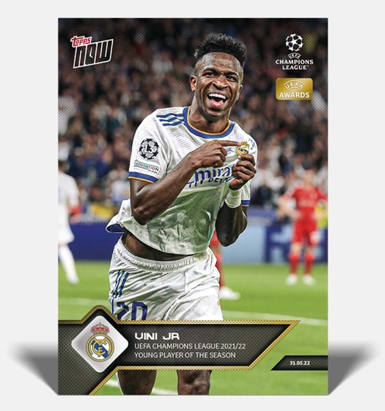 VINICIUS JR - REAL MADRID #PREVENTA# TOPPS NOW - CARD NO PANINI NO ADRENALYN