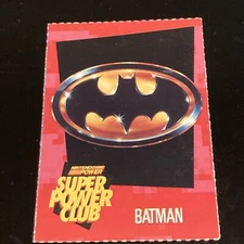 1992-95 Nintendo Super Power Club Batman Power Card #38   Bb45