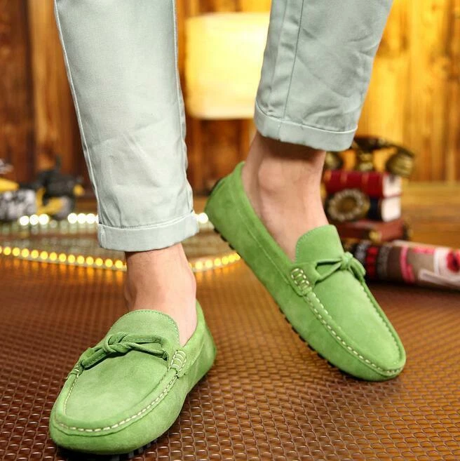 Men s Loafers Driving Casual Shoes Flat Slip On Moccasins Round