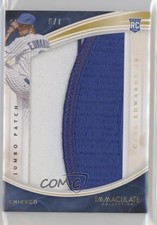 2016 Panini Immaculate Jumbo Nameplate 6/7 Carl Edwards Jr #IJ-CE v7j