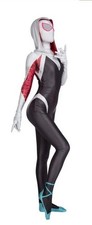 Spider-Gwen Cosplay Costume Full Body Suit with Hood