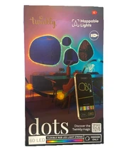 Twinkly Dots App-Controlled Flexible LED Lights 60 RGB Clear Wire USB-Power