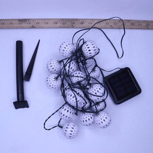 Smart Solar Carnivale Solar String Light Cool White 3702WR20 - Picture 3 of 4