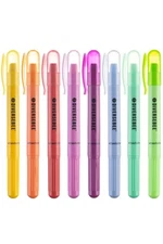 Bible Highlighters Gel Pens Set, No Bleed 8 Pack Assorted Colors for Study