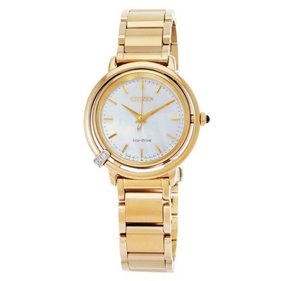 Citizen L Eco-Drive MOP Dial Ladies Watch EM1092-64D