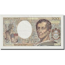 [#642920] France, 200 Francs, Montesquieu, 1990, UNC, Fayette:70.10 c), KM:155, 