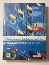 Matematica azzurro volume 4, mai usato,zanichelli