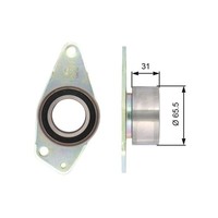 Umlenk FÜHrungsrolle Zahnriemen Gates T42090 FÜR Renault Volvo