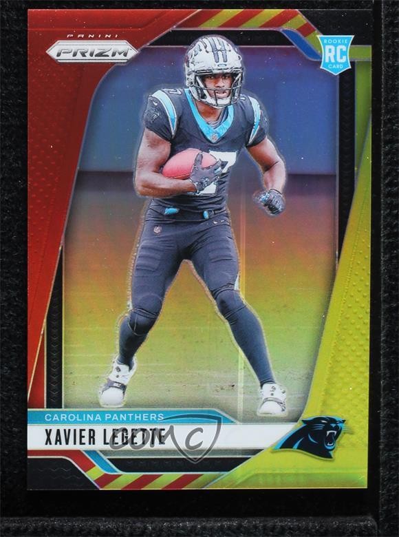 2024 Panini Prizm Rookies Red & Yellow 33/44 Xavier Legette #398 Rookie RC