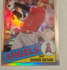 Topps 2020 Chrome Shohei Ohtani 1985 Insert #85TC-7 Los Angeles Angels Card