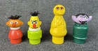 VTG Fisher Price Little People Sesame Street Figures Bert Ernie Big Bird Grover