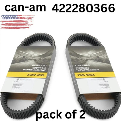 Genuine Can-Am BRP Maverick X3 Turbo RR 200HP Belt 422280366 Pack of 2
