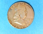Photo of a 1961-D Franklin Half Dollar from an eBay listing that sold on Jul 17, 2026