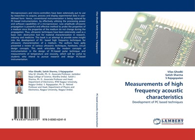 Measurements of high frequency acoustic characteristics Vilas Ghodki