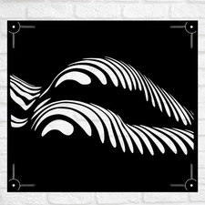 Abstract Lying Female Figure Metal Wall Art Home Decor Gift for Any Occasion