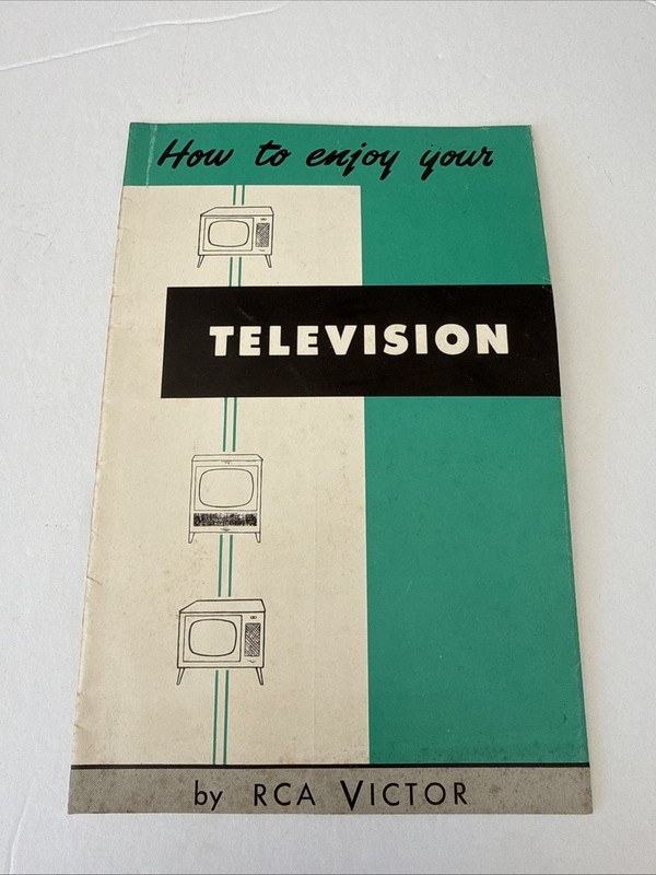 RCA Victor How To Enjoy Television 1960? Booklet