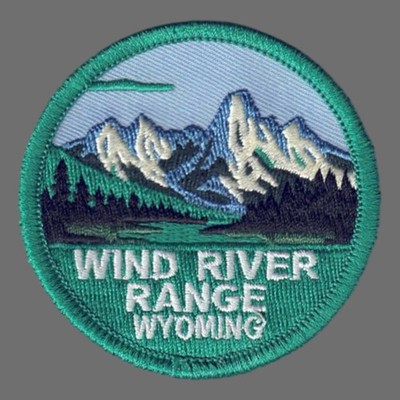 Wind River Range WY Wyoming Souvenir Patch Iron On  - 10623