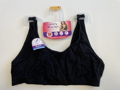 Loving Moments Luxurious Women's Bamboo Maternity To Nursing Sleep Bra - Medium