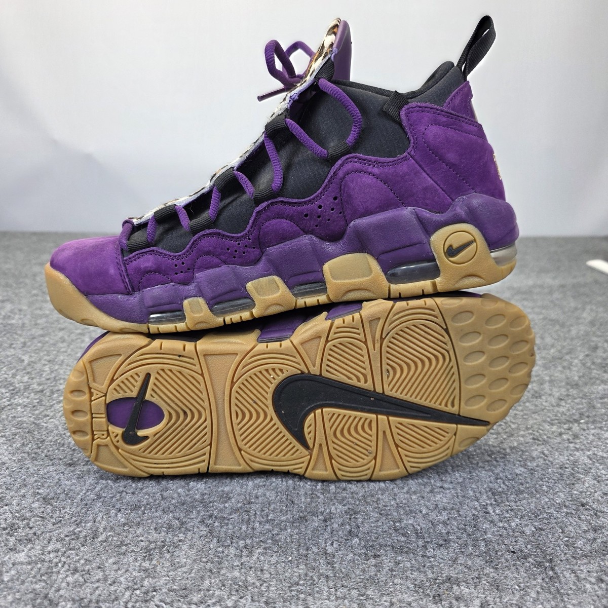 Nike Air More Money NYC Hustle Purple Leopard Mens sz 13 Size 8 - Nike Air More Money Purple for sale online | eBay main image 4