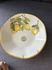 Effetti Italy Bowl Lemons with Hanger Approximately 8 1/2 Inches