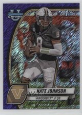 2024 Bowman U Chrome Purple Shimmer Refractor Nate Johnson #135 0a6