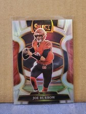 2025 Panini Select - Concourse Joe Burrow #57 Silver Prizm Bengals