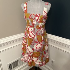 Anthropologie Maeve Sundress floral womens Size 6 Pockets NWOT