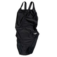 Speedo Pro LT One Piece Swimsuit Black Size 6/32 NWT Performance