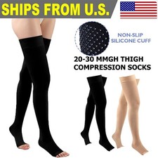 Compression Pantyhose Support Stockings 20-30 mmHg Medical Relief Varicose Veins