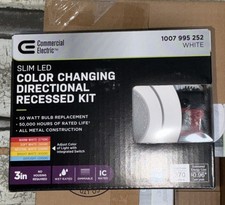 Commercial Electric 3 Slim LED Color Changing...