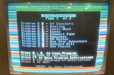 14 Varied Games Commodore 64 disk  Tested & Working 198? MicroTech Software