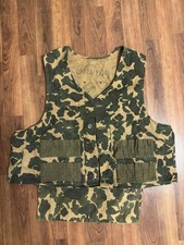 Vintage Camo Duck Hunting Vest Size Medium