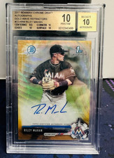 2017 Bowman Chrome Draft - Riley Mahan Auto 1st #CDA-RM BGS 10 Pristine 49/50