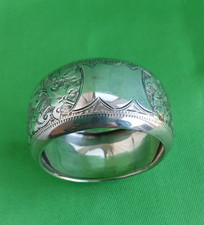 Sterling Silver napkin ring. Birmingham 1907, William M Hayes, 21.4 grams