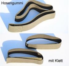 1Paar original Bundeswehr Hosengummi oliv BW Beingummi Klett Stiefelgummi KG