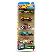 Hot Wheels 5Er Geschenkset Spielzeugfahrzeuge Hw Retro Racers JBJ86 Neu & Ovp