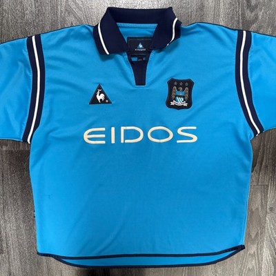 Original LCS Manchester City 2001/2002 Heimtrikot Herren Extra Large XL