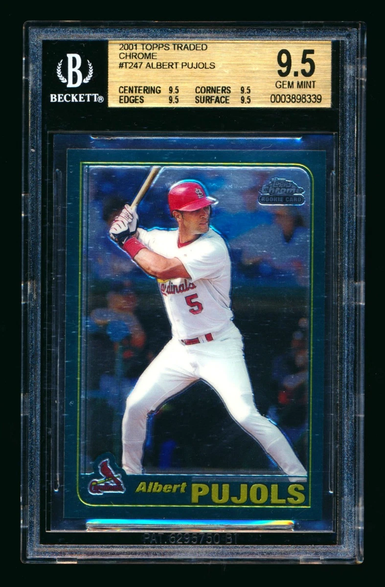 Topps Albert Pujols Grade 9.5 Baseball Sports Trading Cards